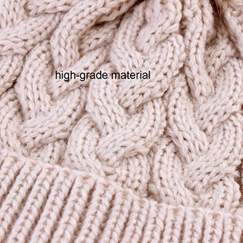 Cozy Knit Baby Beanie Hat Set for Toddlers