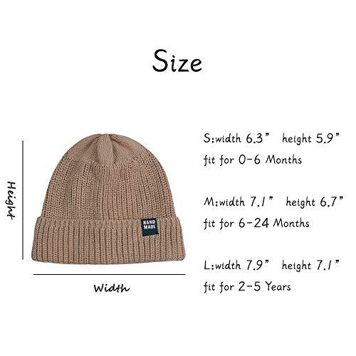 Hip-Hop Knitted Baby Beanie Hat for Kids