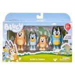 Bluey Family Poseable Figures 4-Pack Set