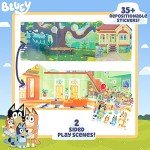 Bluey Sticker Playset with Reusable Puffy Stickers