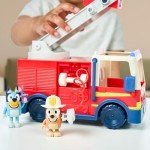 Bluey Firetruck with Exclusive Bingo and Bob Figures