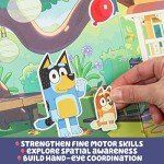 Bluey Sticker Playset with Reusable Puffy Stickers