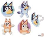 Bluey Cupcake Decorations - 24 Fun 3D Toppers