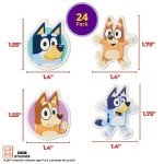 Bluey Cupcake Decorations - 24 Fun 3D Toppers