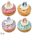 Bluey Cupcake Decorations - 24 Fun 3D Toppers
