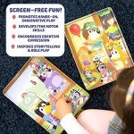 Bluey Magnetic Playset for Kids' Creative Fun
