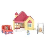 Bluey Heeler Home & 4WD Magnetic Playset