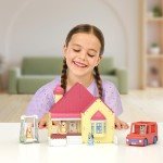 Bluey Heeler Home & 4WD Magnetic Playset