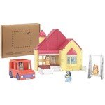 Bluey Heeler Home & 4WD Magnetic Playset