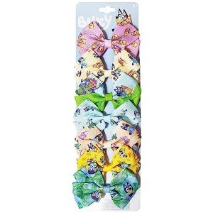Bluey Hair Bows Gift Set for Kids - 7 Pcs