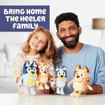 Bluey Heeler Family Plush Figures Set of 4