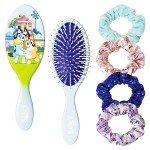 Bluey Detangling Brush & Elastic Scrunchies Set