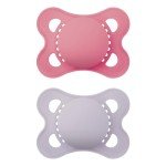 MAM Matte Baby Pacifier 0-6 Months, 2 Pack