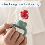 2 Pack Silicone Baby Fruit Feeders with Popsicle Molds