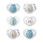 Tommee Tippee Nighttime Glow Pacifiers, 6-Pack