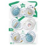 Tommee Tippee Nighttime Glow Pacifiers, 6-Pack