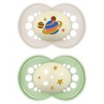 MAM Glow-in-the-Dark Night Pacifiers for Babies