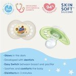 MAM Glow-in-the-Dark Night Pacifiers for Babies