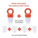 Love Noobs Baby Fruit Feeder Set - 2 Pack