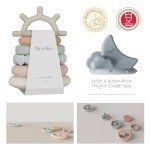 Moonkie Soft Teething Toy Stacking Ring Set