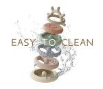 Moonkie Soft Teething Toy Stacking Ring Set