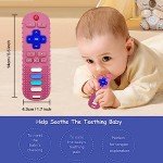 Robbear Silicone Teething Toy for Babies - Pink
