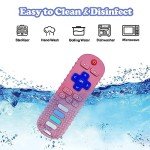 Robbear Silicone Teething Toy for Babies - Pink