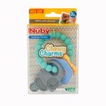 Nuby Chewy Charms Key Silicone Teether - Neutral