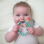 Nuby Chewy Charms Key Silicone Teether - Neutral