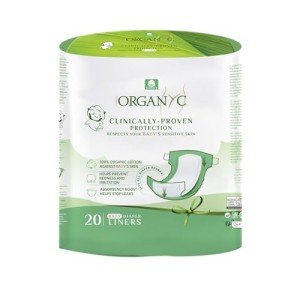 Organic Cotton Baby Diaper Liners - 20 Count