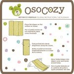 OsoCozy Organic Cotton Prefold Cloth Diapers - Large