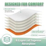 Wegreeco 6 Pack Vibrant Cloth Diapers with Inserts