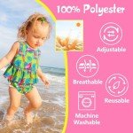 Babygoal Girl Swim Diapers, Reusable Adjustable 3 Pack