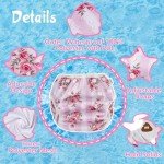 Babygoal Girl Swim Diapers, Reusable Adjustable 3 Pack