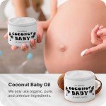 Organic Coconut Baby Oil for Cradle Cap Relief