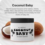 Organic Coconut Baby Oil for Cradle Cap Relief