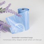 Ubbi Portable Diaper Bag Dispenser with Lavender Scent