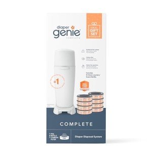 Diaper Genie Gift Set: Complete Pail, Refills, Filter