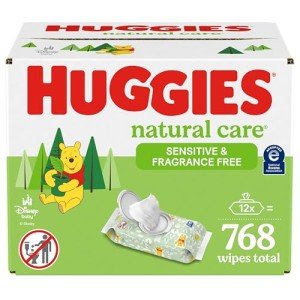 Huggies Natural Care Sensitive Baby Wipes - 768 Wipes