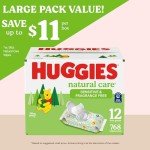 Huggies Natural Care Sensitive Baby Wipes - 768 Wipes