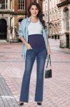 Maternity Bootcut Jeans with Pockets – Navy Blue