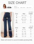 Maternity Bootcut Jeans with Pockets – Navy Blue