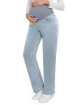 Maternity Straight Leg Jeans with Pockets