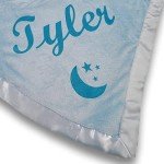 Personalized Blue Baby Blanket for Boys
