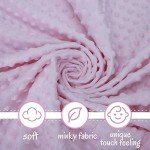 Soft Pink Bunny Security Blanket for Babies