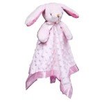 Soft Pink Bunny Security Blanket for Babies
