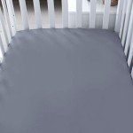 Biloban Fitted Crib Sheets for Boys, 2 Pack