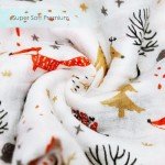 Soft Unisex Bamboo Muslin Swaddle Blankets - 4 Pack