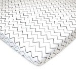 3-Pack Mini Crib Sheets in Gray Star/Zigzag