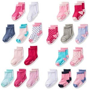 Cute 20-Pack Newborn Toddler Girls' Socks